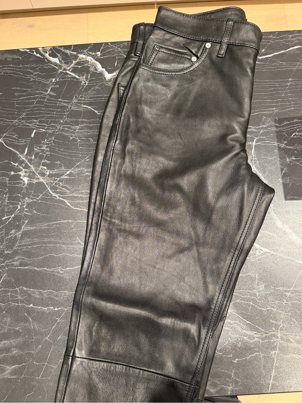 Black Leather Pants